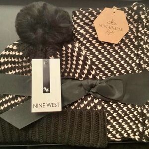 Nine West Scarf & Beanie Gift Set
